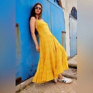 Free People Marigold "Turmeric" Maxi Dress - S - NWT